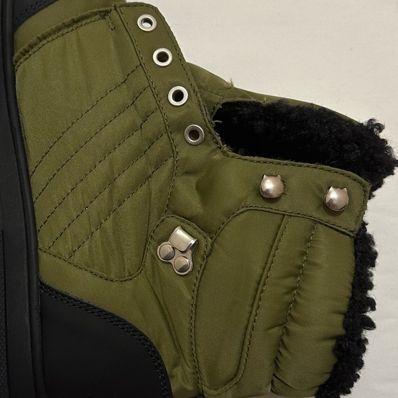 NEW Ganni Olive and Black Lace-Up Boots Size ( US10 )  (EU41 ) - Picture 9 of 10